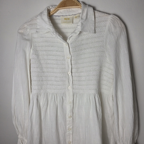 Anthropologie Vicki Smocked Tunic - Picture 10 of 13